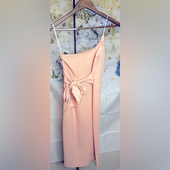 Lulus women’s medium strapless peach medium dress NWT - Picture 3 of 7